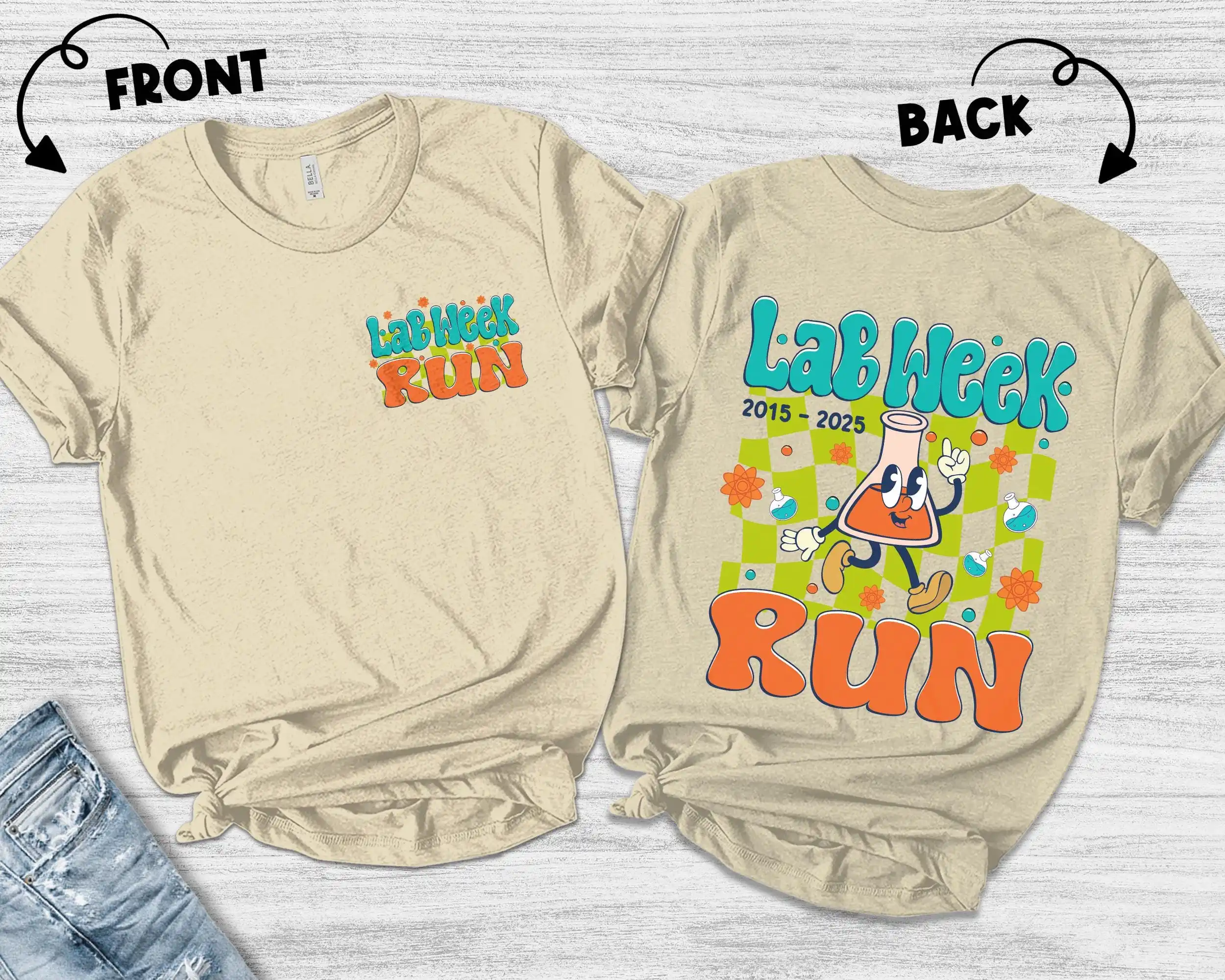 Medical Lab Assistant - Camiseta Retro Lab Week 2025, 10.º