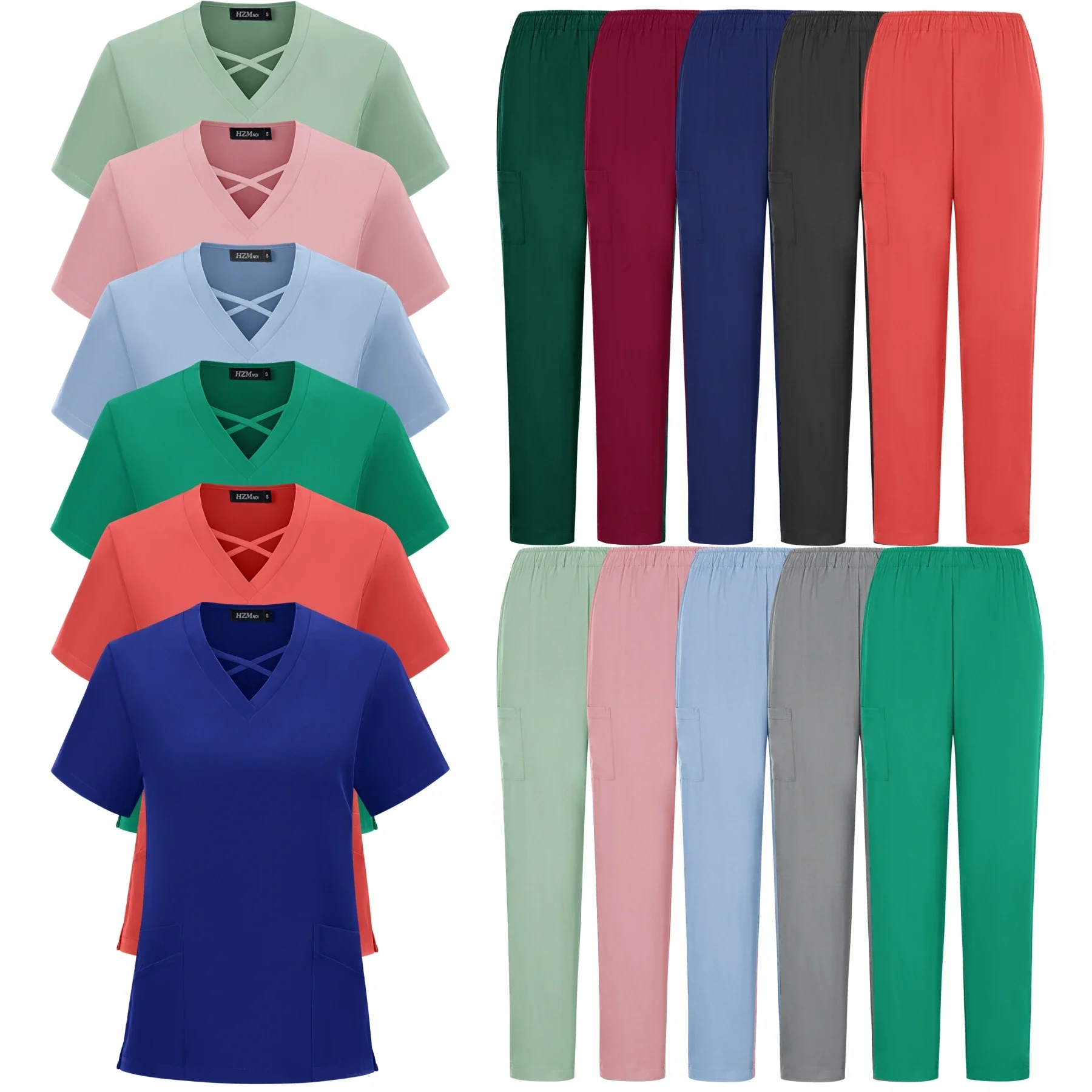 Medical X - Top de Color liso para mujer,