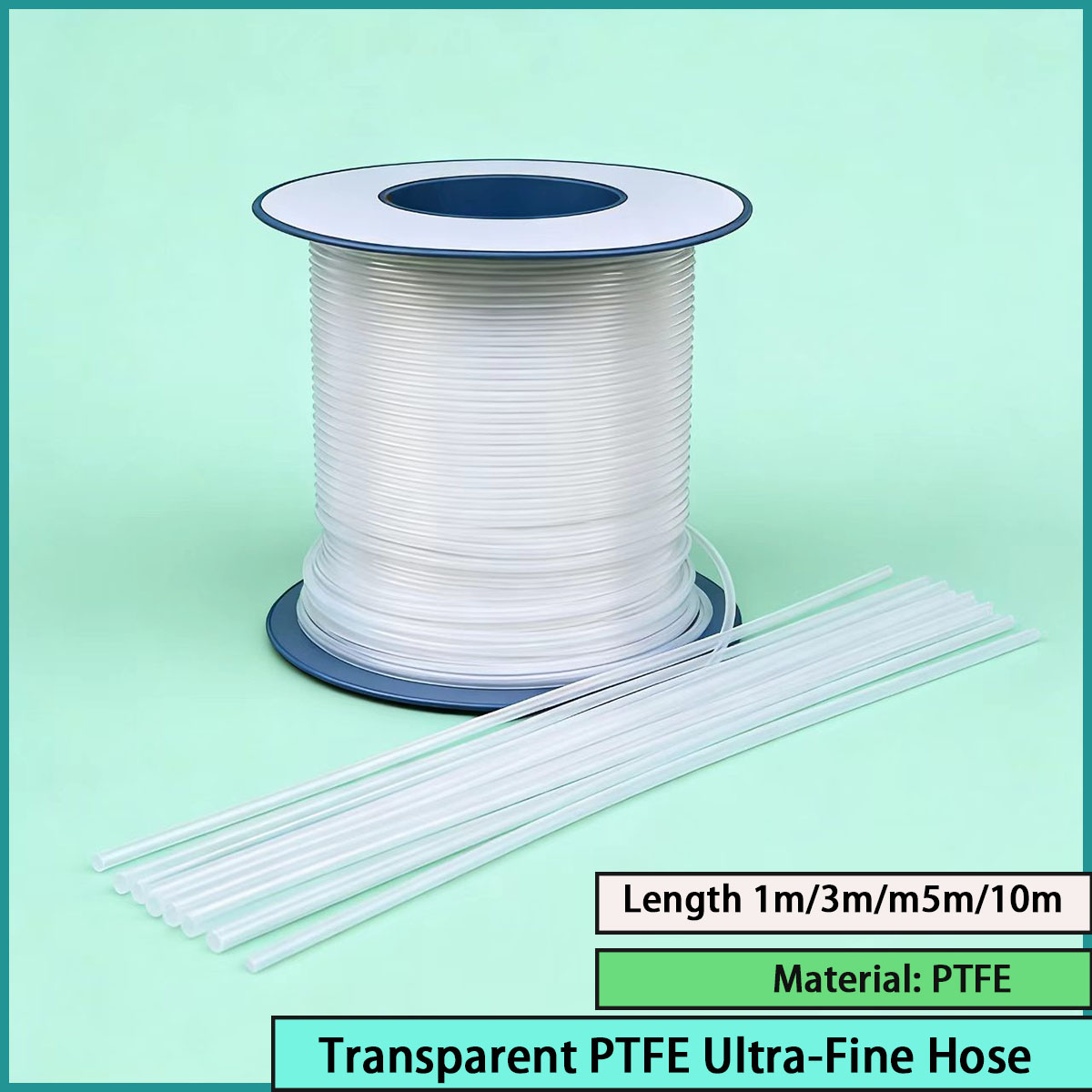 Medical Lab Youtube - Manguera ultrafina transparente de PTFE con