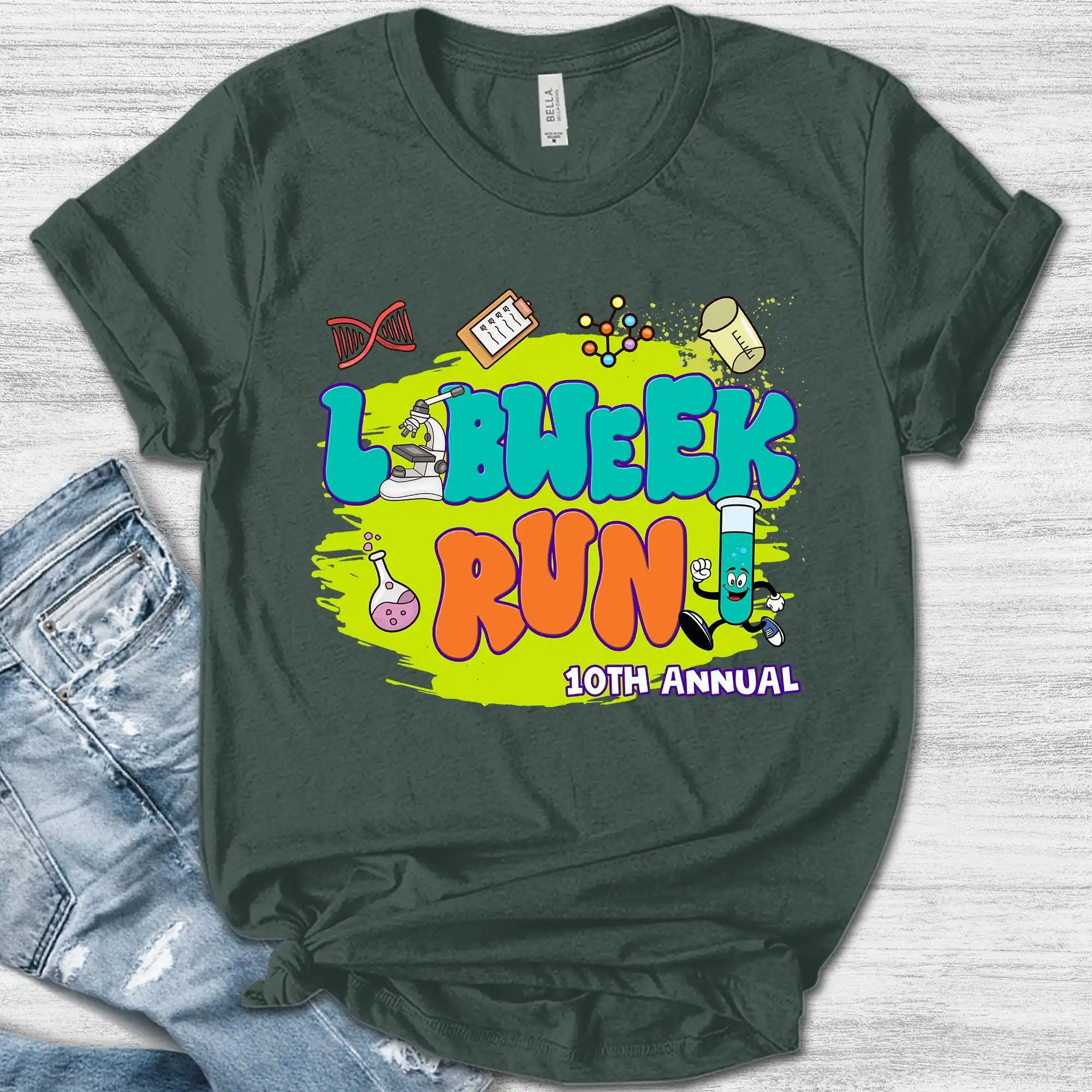 Camiseta Lab Week 2025, Asiste - Medical Lab Assistant reseña y precio