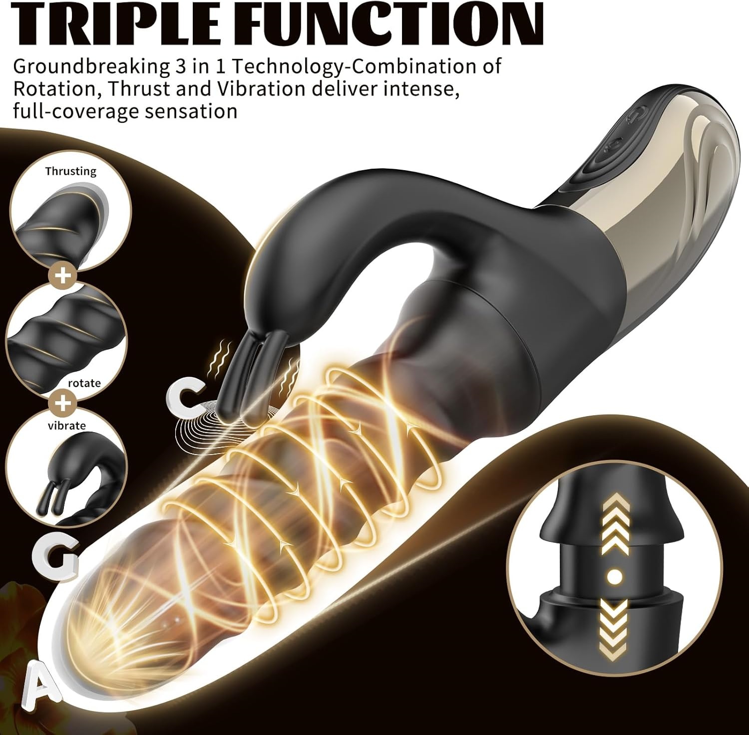 Vibrador de Conejo KUSHOR con  - Medical X reseña y precio