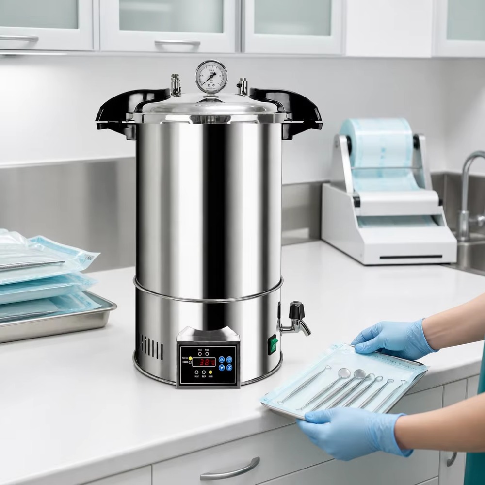 Esterilizador a Vapor Digital  - Medical Laboratories reseña y precio