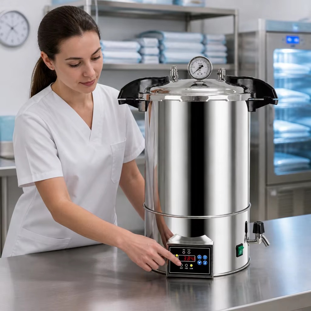 Esterilizador a Vapor Digital  - Medical Laboratories reseña y precio
